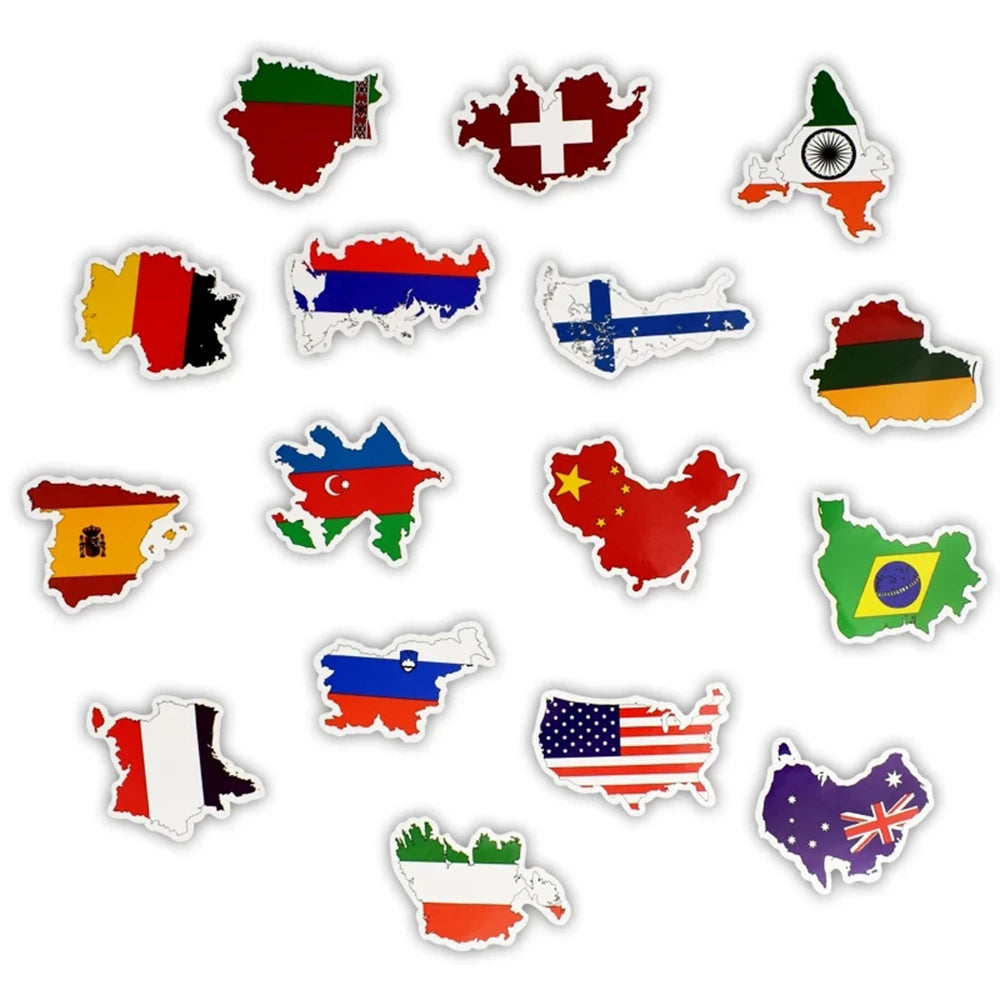 Stickers drapeau du monde