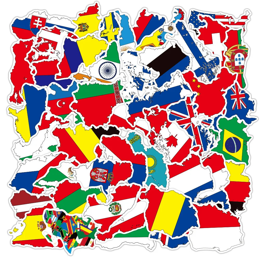 Stickers drapeau du monde